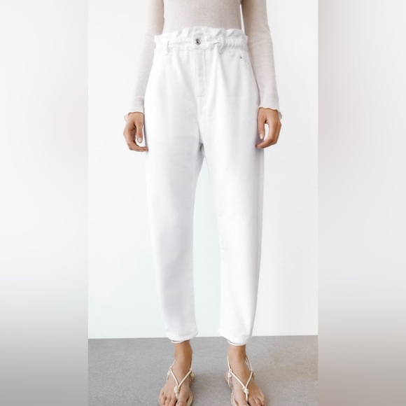 Zara Baggy Paperbag Pant - Picture 11 of 12